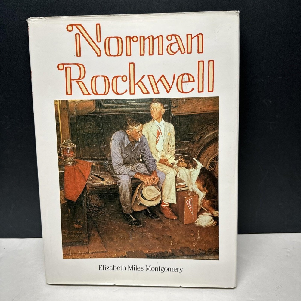 Norman Rockwell Book by Elizabeth Miles Montgomery 1989 HCDJ